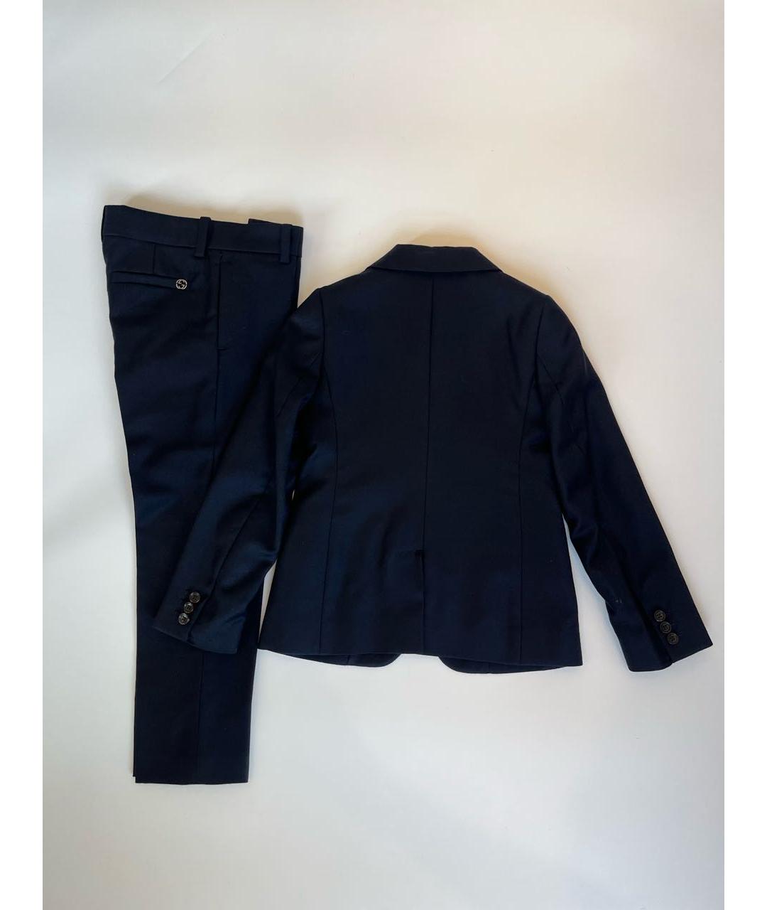 GUCCI Темно-синий шерстяной комплект, фото 2