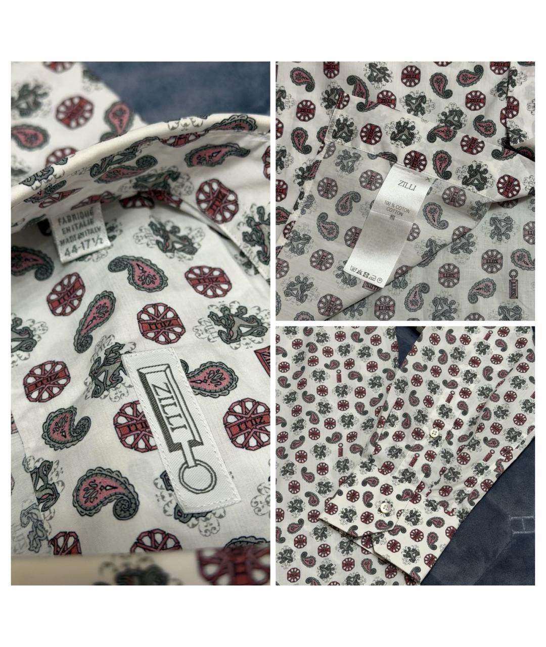 ZILLI Мульти хлопковая кэжуал рубашка, фото 5