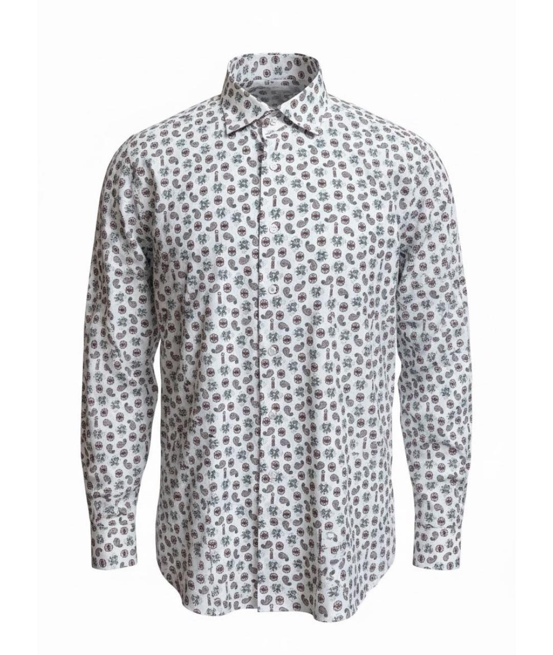 ZILLI Мульти хлопковая кэжуал рубашка, фото 9