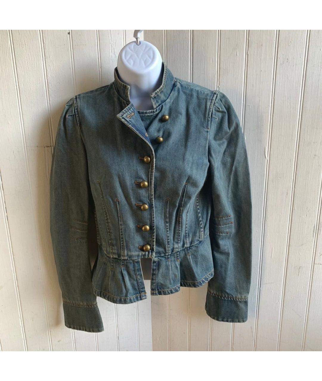 MARC JACOBS Синий деним жакет/пиджак, фото 5