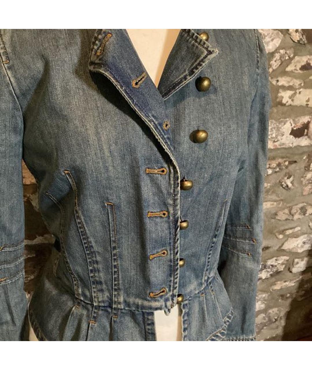 MARC JACOBS Синий деним жакет/пиджак, фото 6