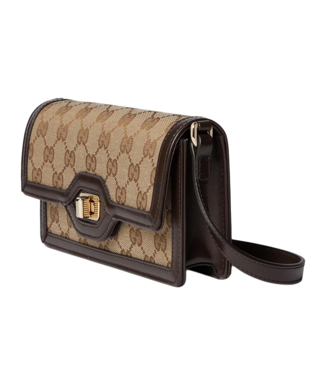 GUCCI Коричневая сумка через плечо, фото 4