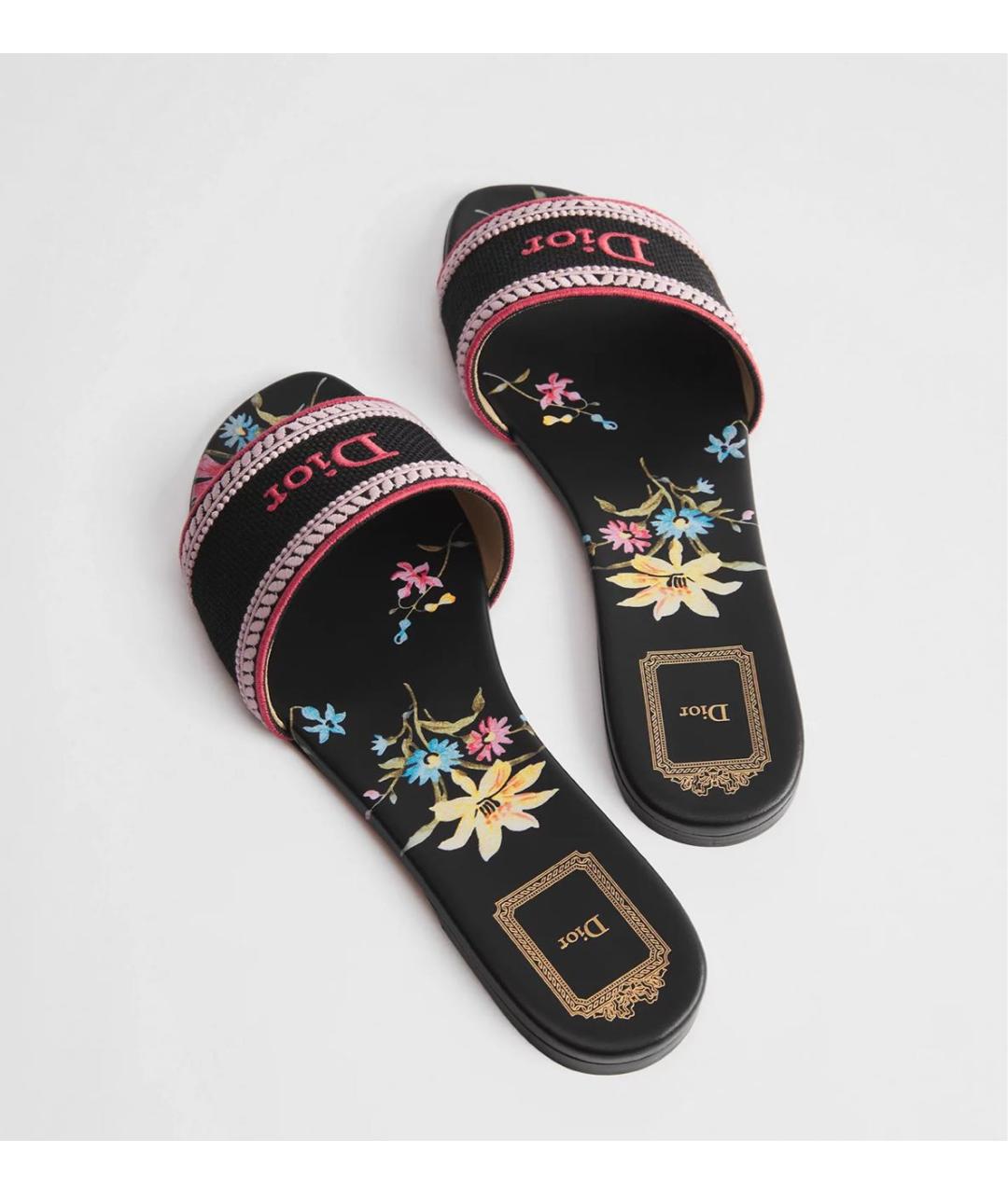 CHRISTIAN DIOR Черные мюли, фото 4