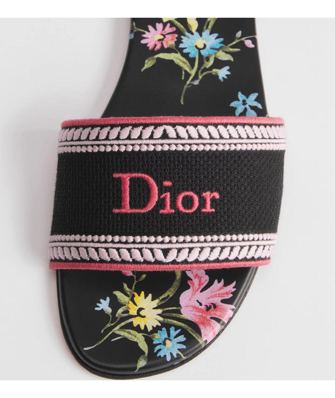 CHRISTIAN DIOR Черные мюли, фото 3
