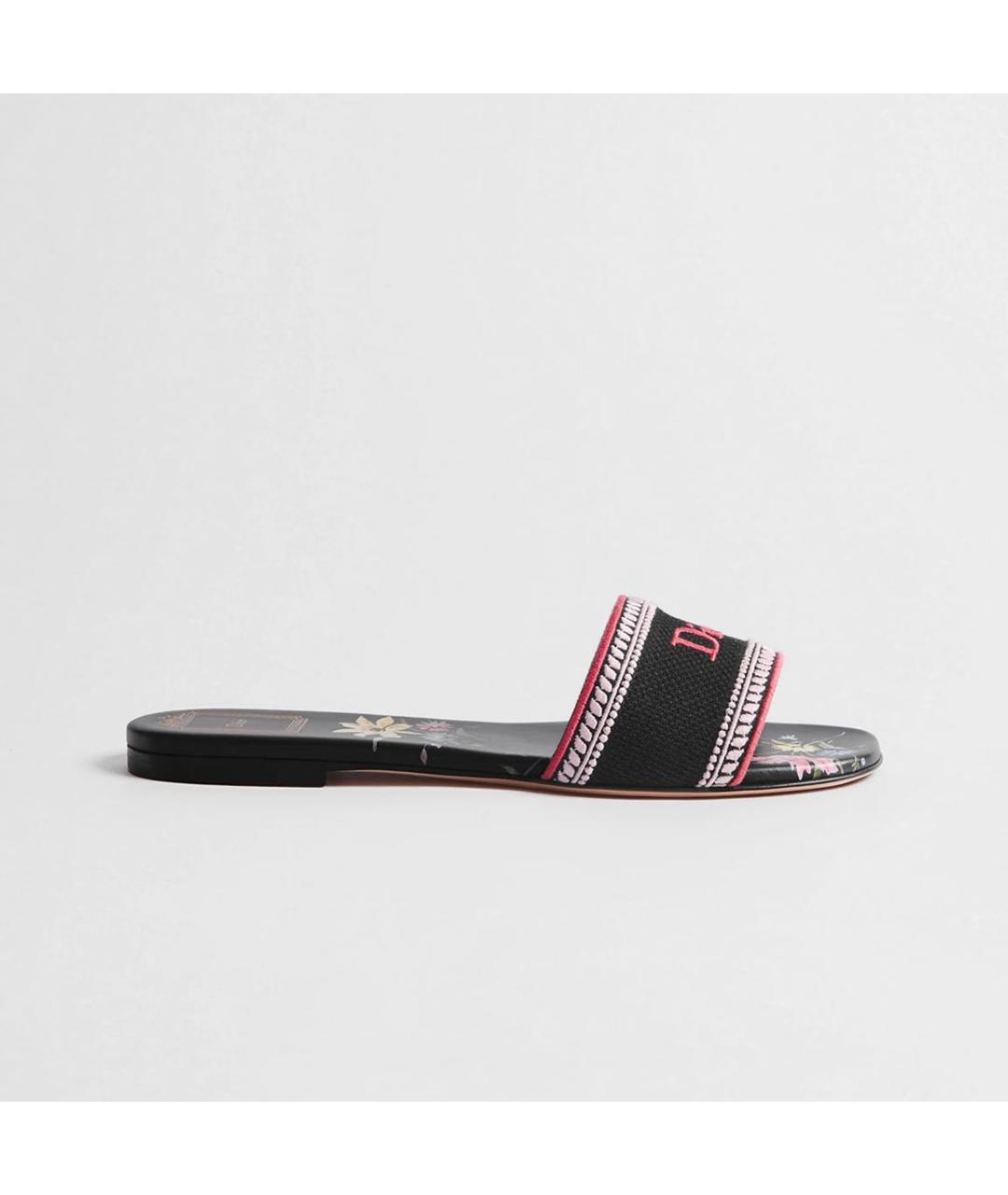 CHRISTIAN DIOR Черные мюли, фото 6