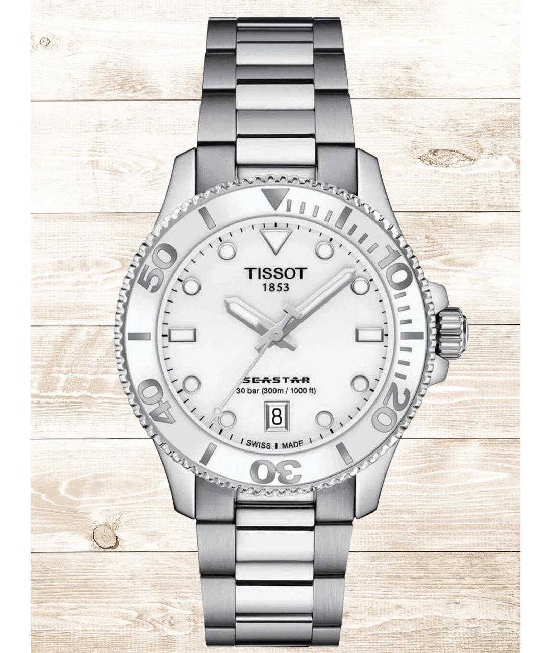 TISSOT Серебряные часы, фото 5