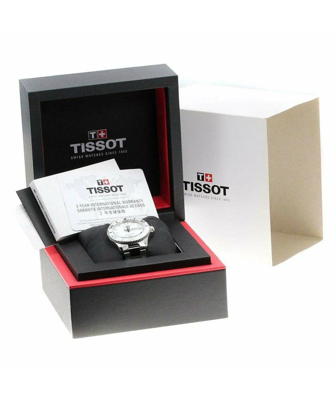 TISSOT Серебряные часы, фото 4