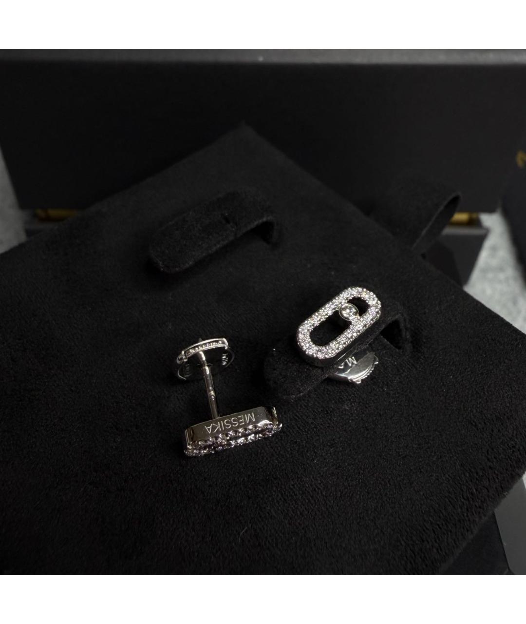 MESSIKA Серебряные серьги из белого золота, фото 5