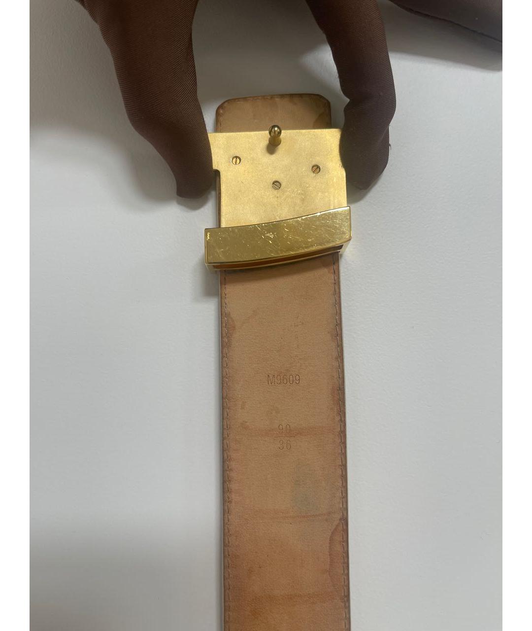 LOUIS VUITTON Белый ремень, фото 2