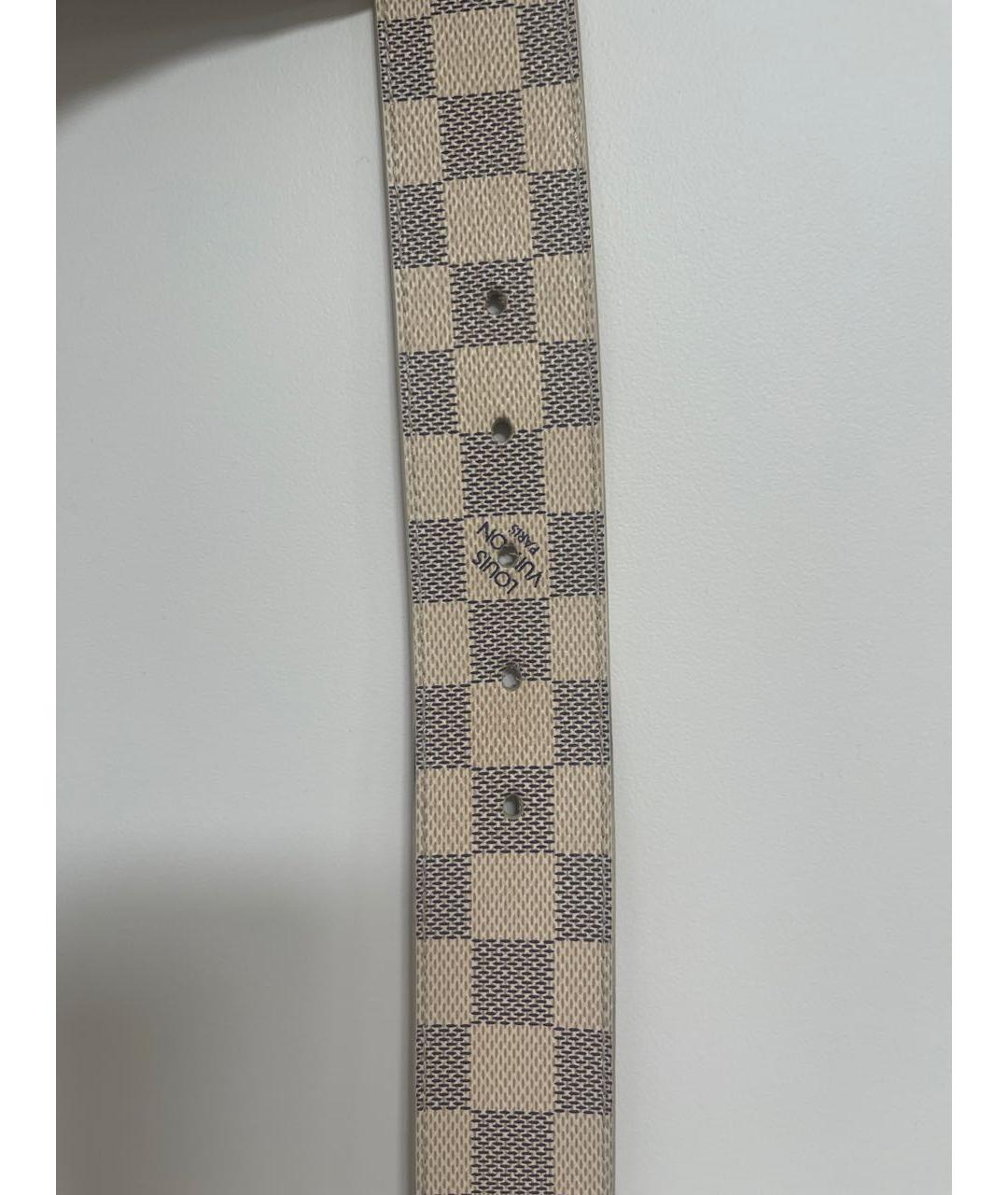 LOUIS VUITTON Белый ремень, фото 4