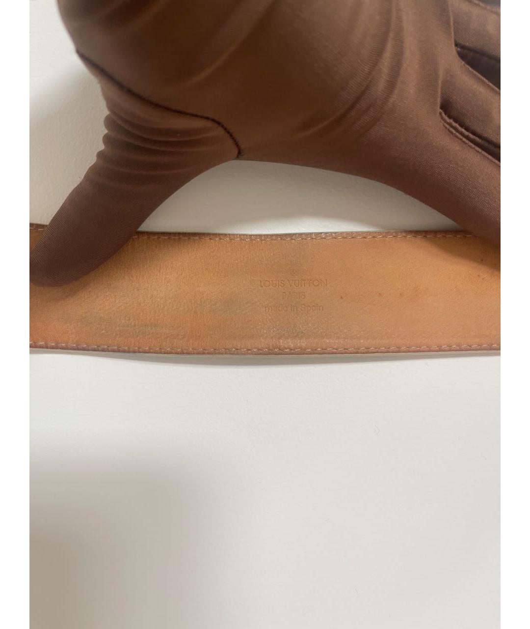 LOUIS VUITTON Белый ремень, фото 3