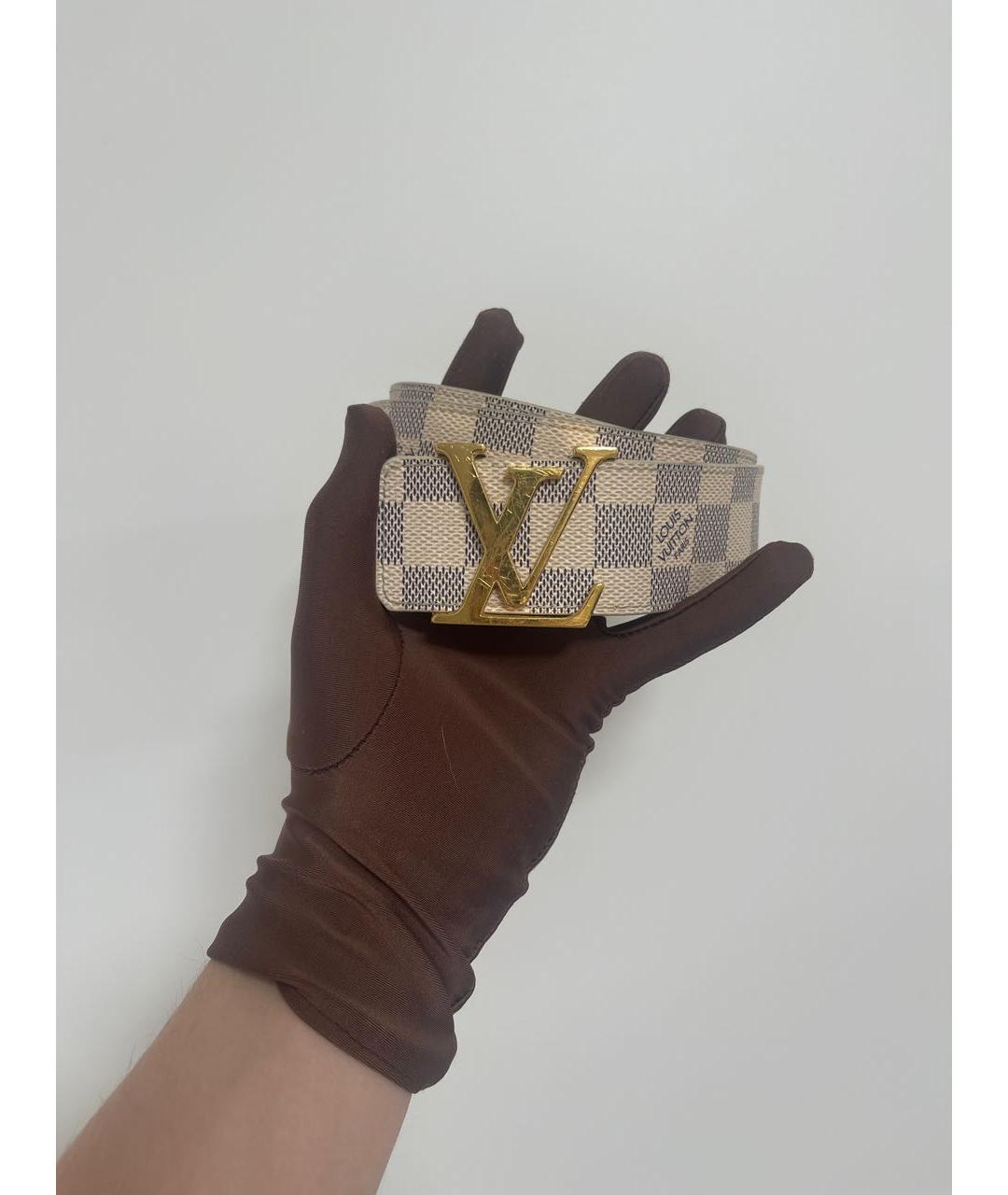 LOUIS VUITTON Белый ремень, фото 5