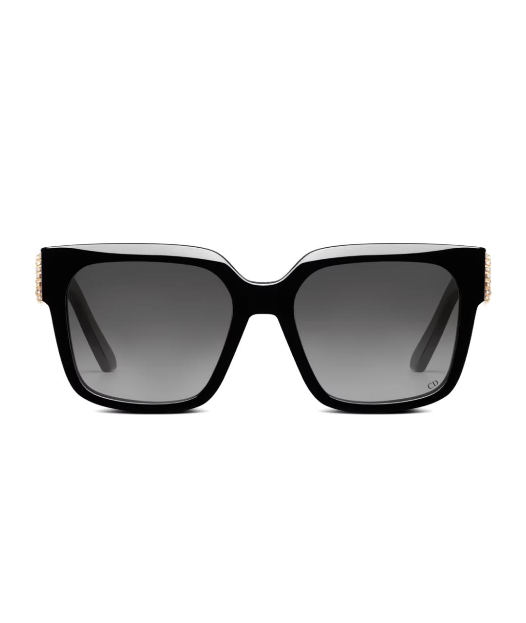 CHRISTIAN DIOR Черные пластиковые солнцезащитные очки, фото 2