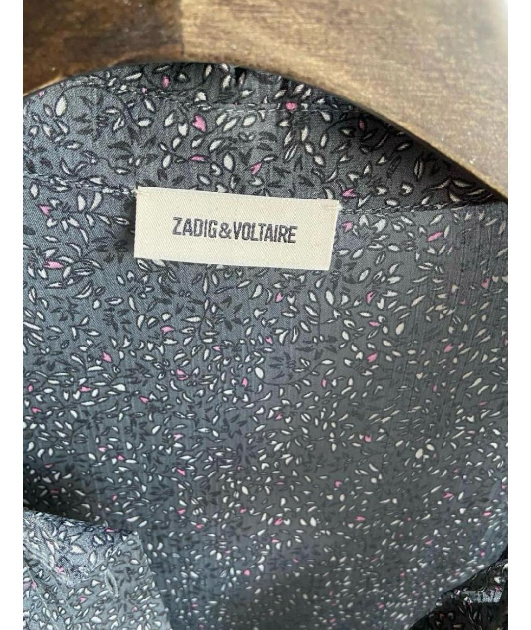 ZADIG & VOLTAIRE Антрацитовое повседневное платье, фото 3