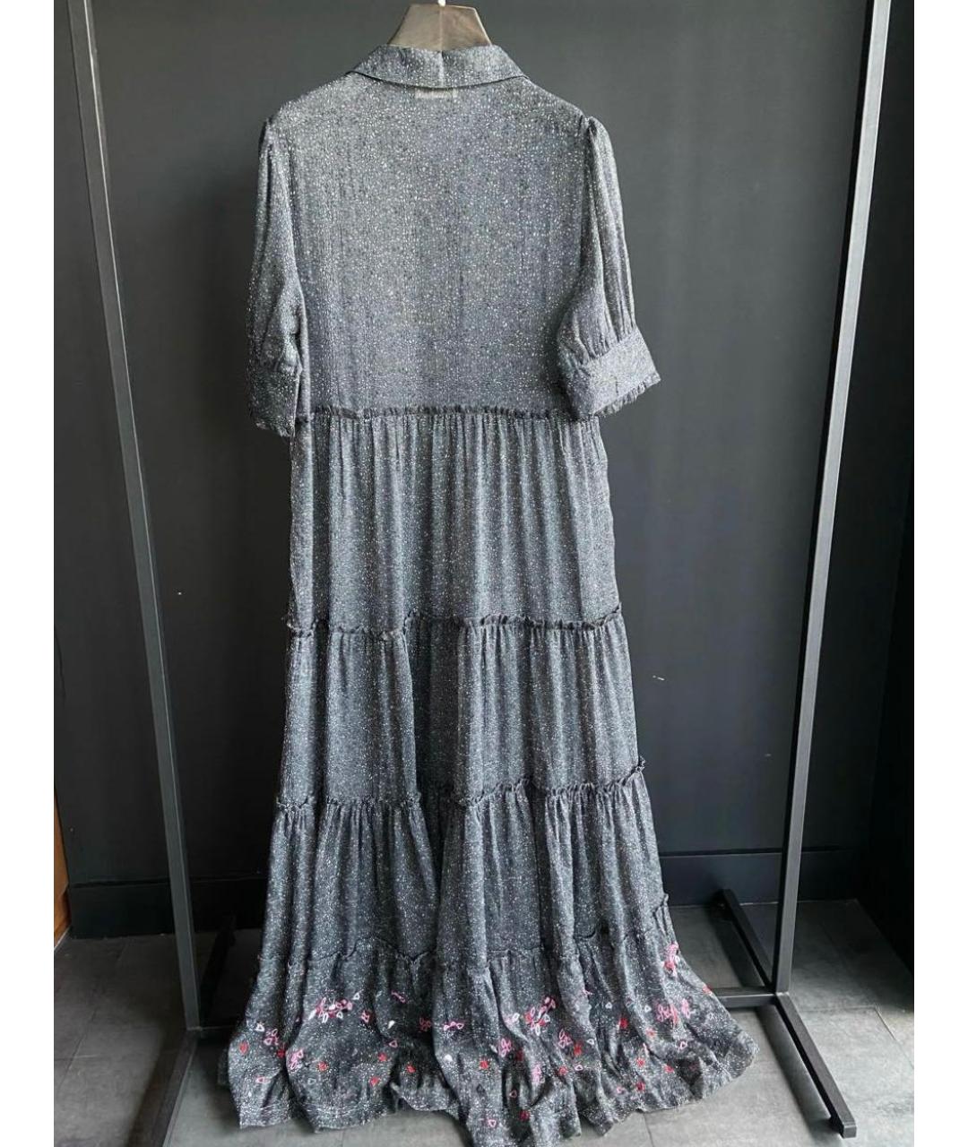 ZADIG & VOLTAIRE Антрацитовое повседневное платье, фото 2