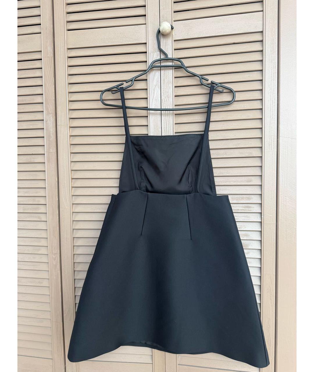 PRADA Черный синтетический сарафан, фото 2