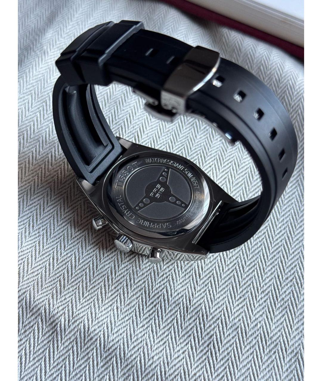 TISSOT Серебряные стальные часы, фото 2