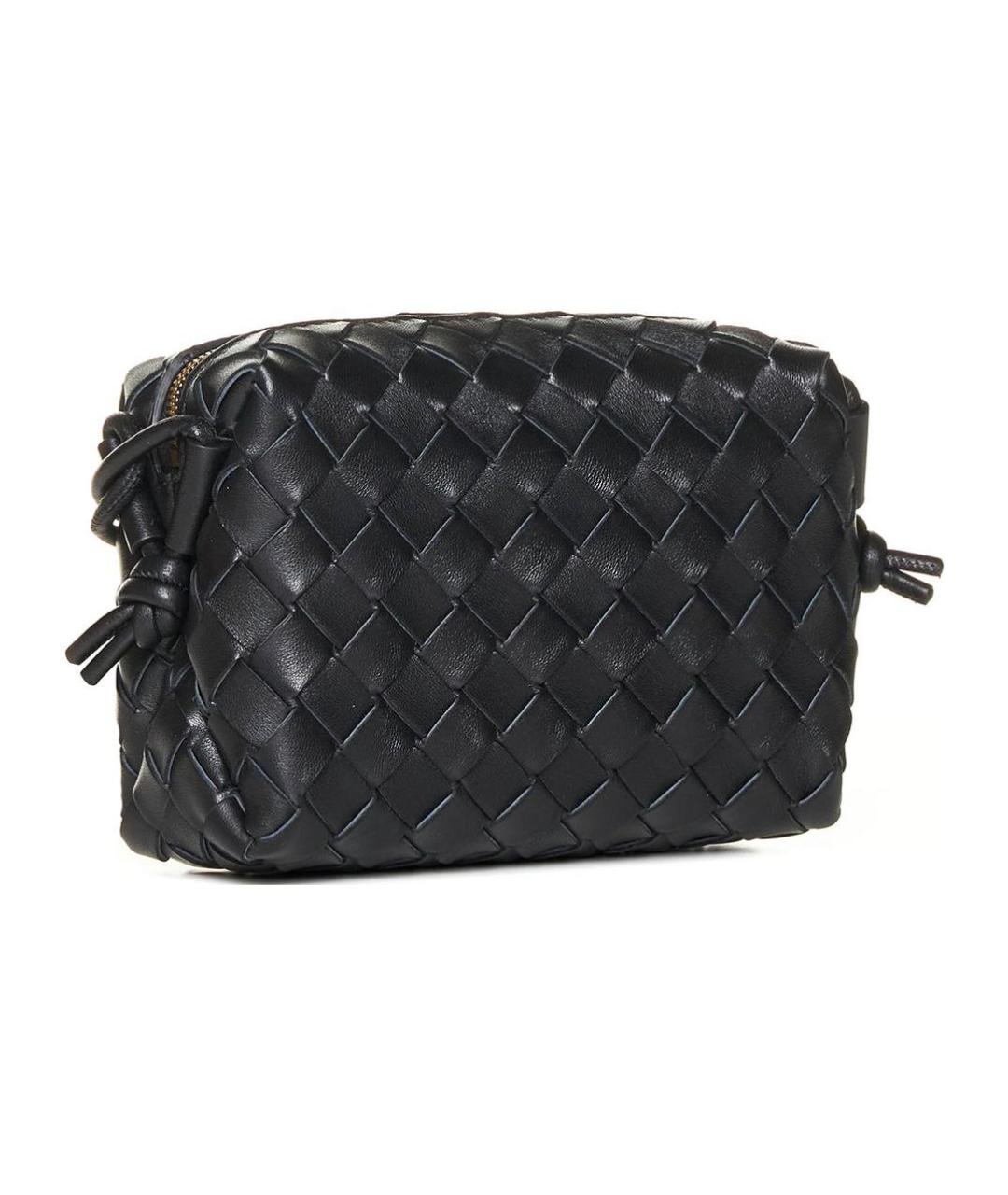BOTTEGA VENETA Черная сумка через плечо, фото 3