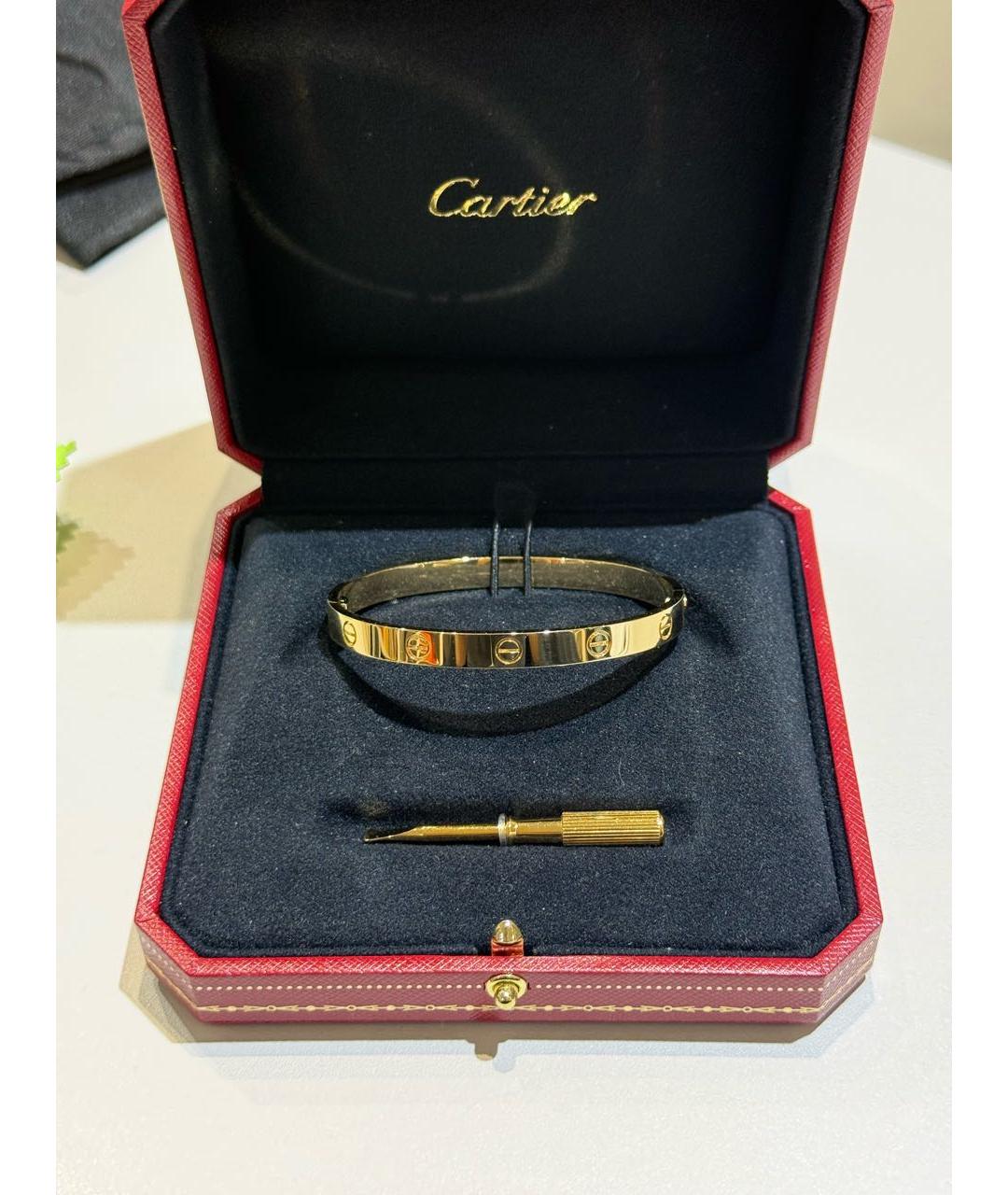 CARTIER Золотой браслет из желтого золота, фото 2