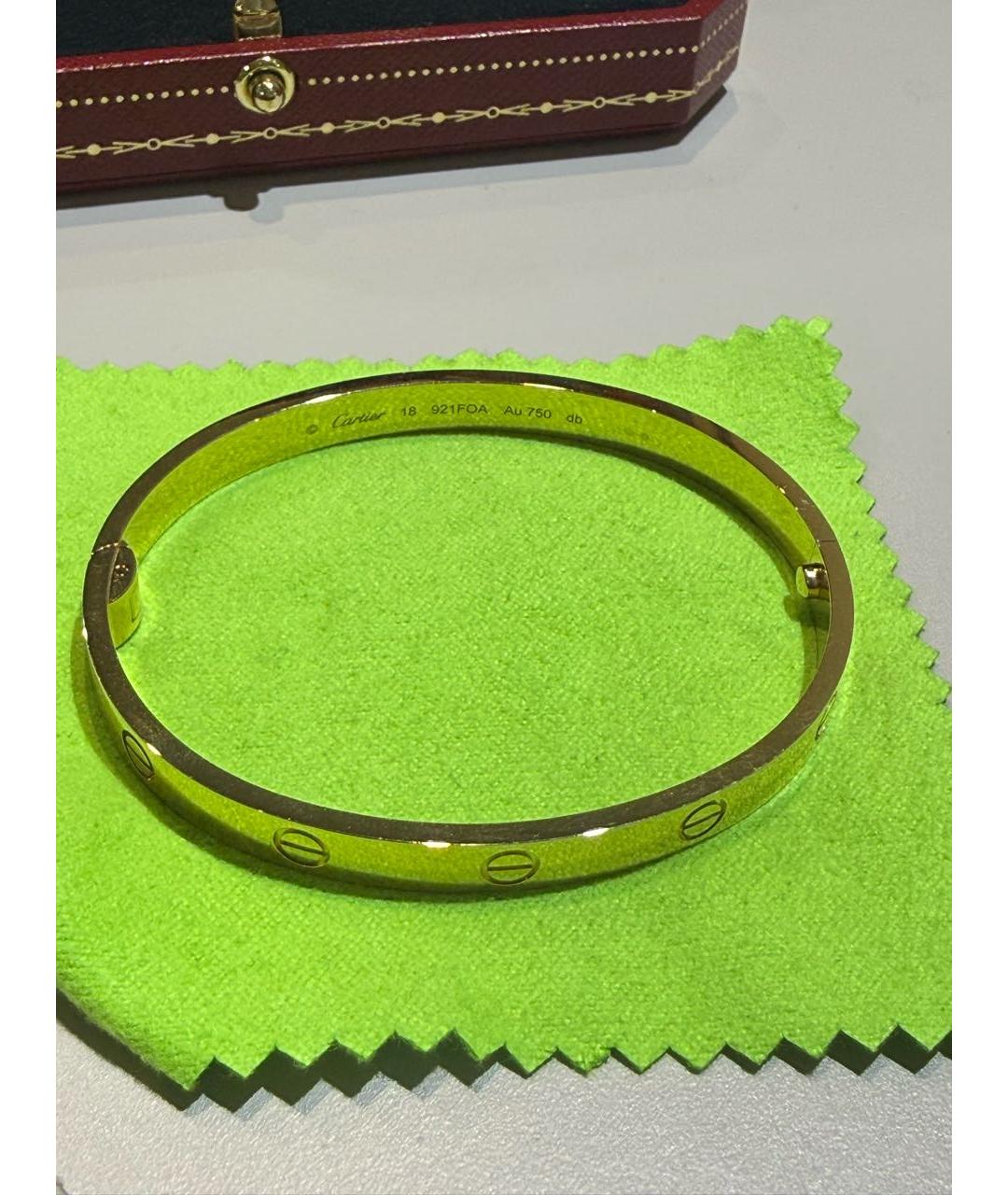 CARTIER Золотой браслет из желтого золота, фото 4