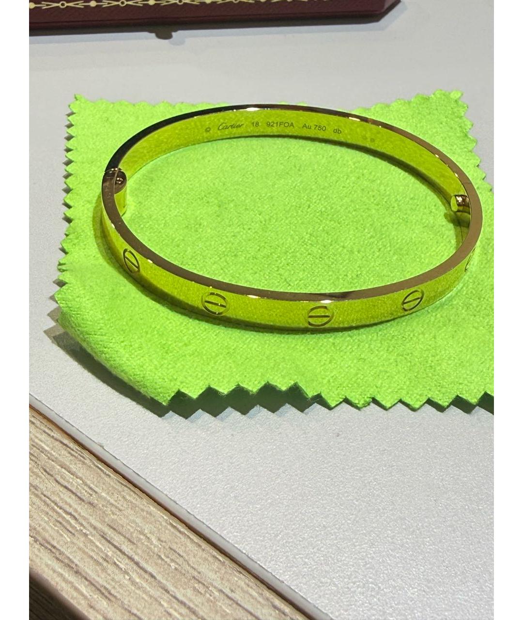 CARTIER Золотой браслет из желтого золота, фото 3