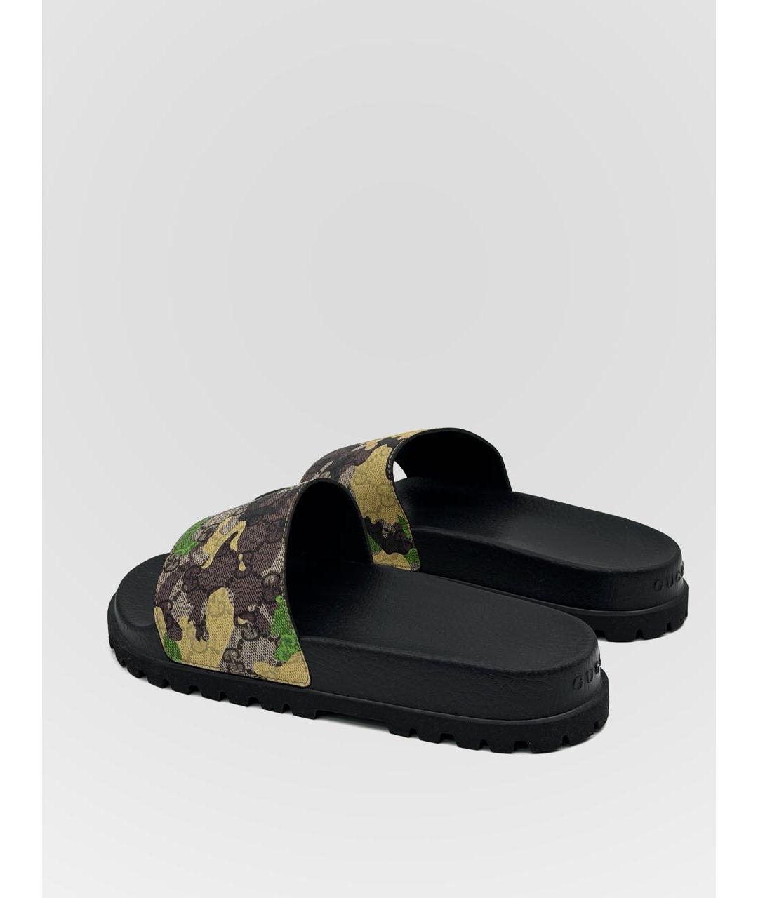 GUCCI Черные сандалии, фото 5