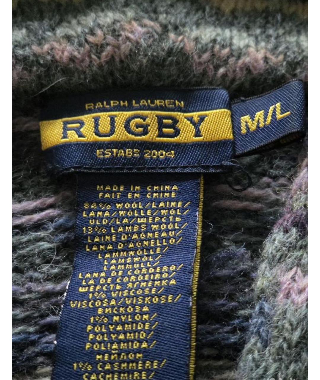 RALPH LAUREN Мульти шерстяной джемпер / свитер, фото 4