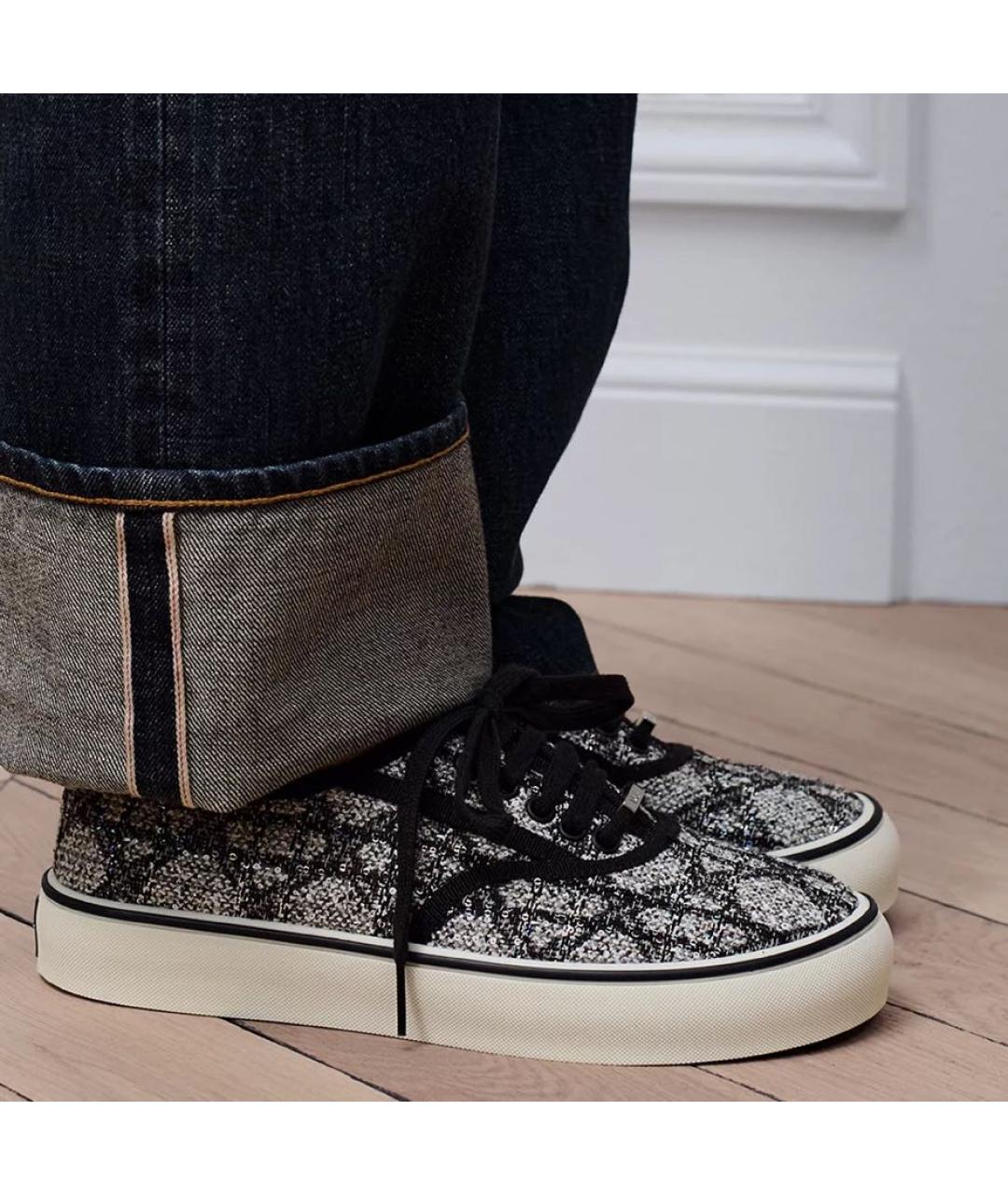 CHRISTIAN DIOR Черные кеды, фото 2