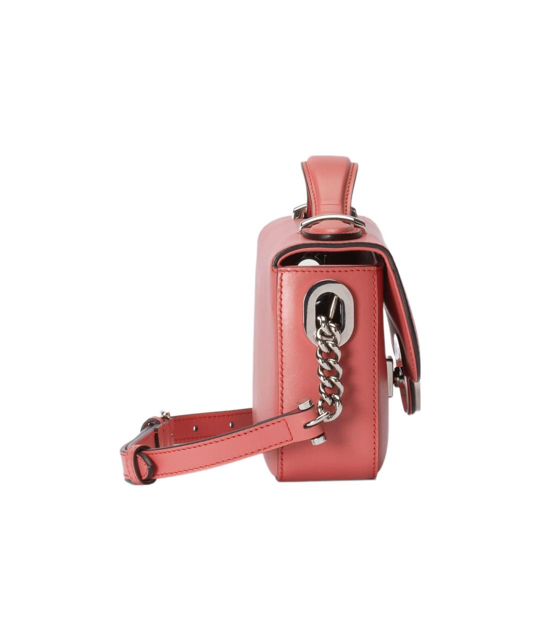 GUCCI Розовая кожаная сумка через плечо, фото 5