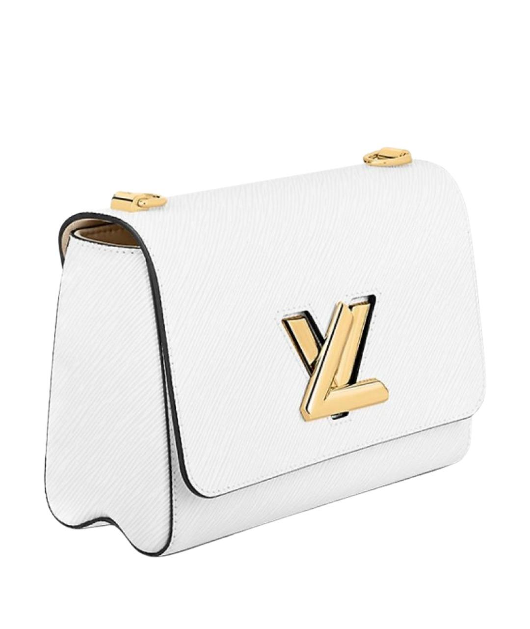 LOUIS VUITTON Белая кожаная сумка через плечо, фото 1