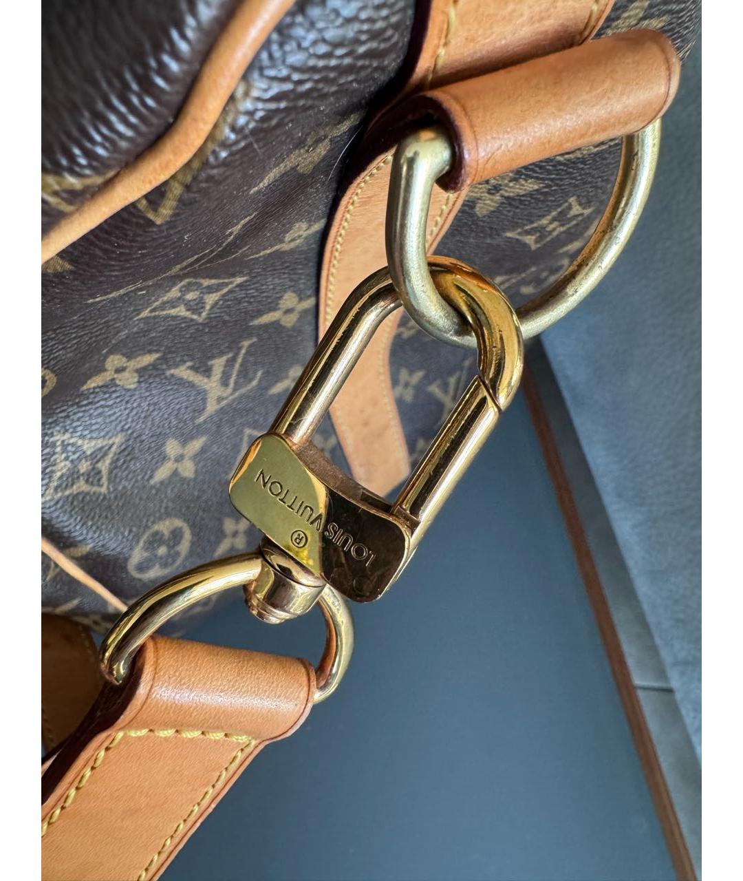 LOUIS VUITTON Коричневая дорожная/спортивная сумка, фото 6