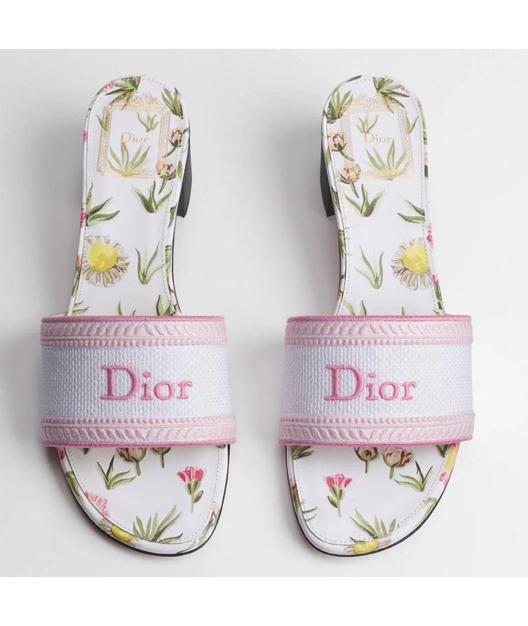 CHRISTIAN DIOR Розовые мюли, фото 4