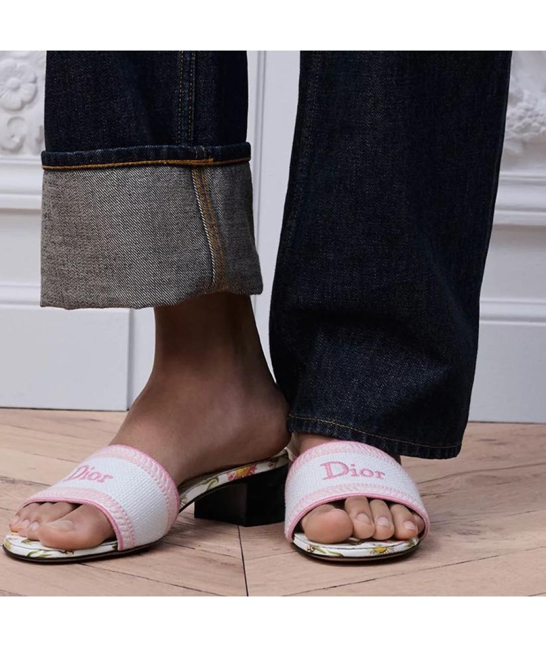 CHRISTIAN DIOR Розовые мюли, фото 2