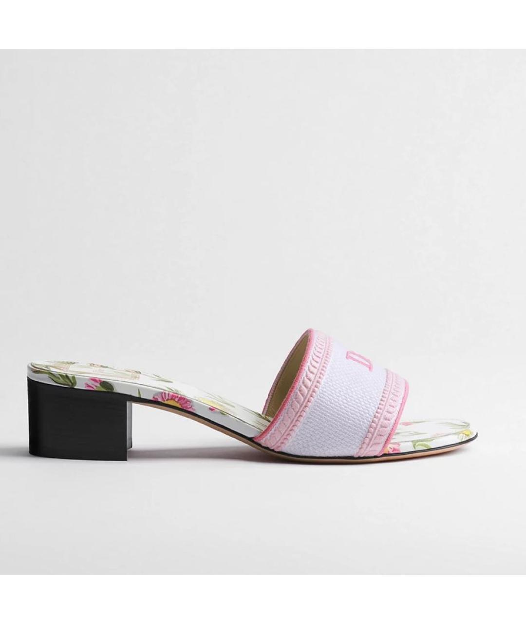 CHRISTIAN DIOR Розовые мюли, фото 3