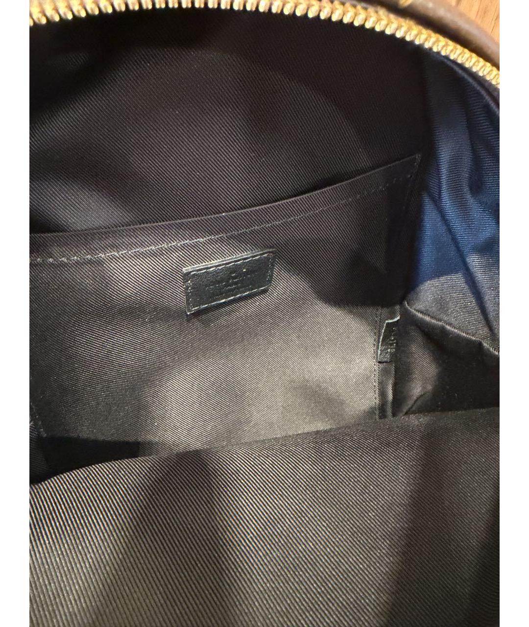 LOUIS VUITTON Коричневый кожаный рюкзак, фото 4