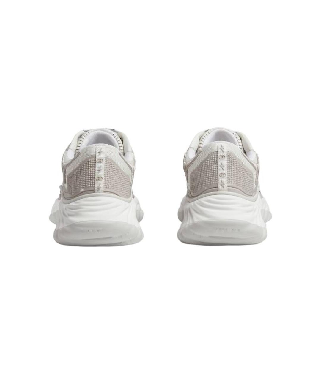 GUCCI Серые низкие кроссовки / кеды, фото 4