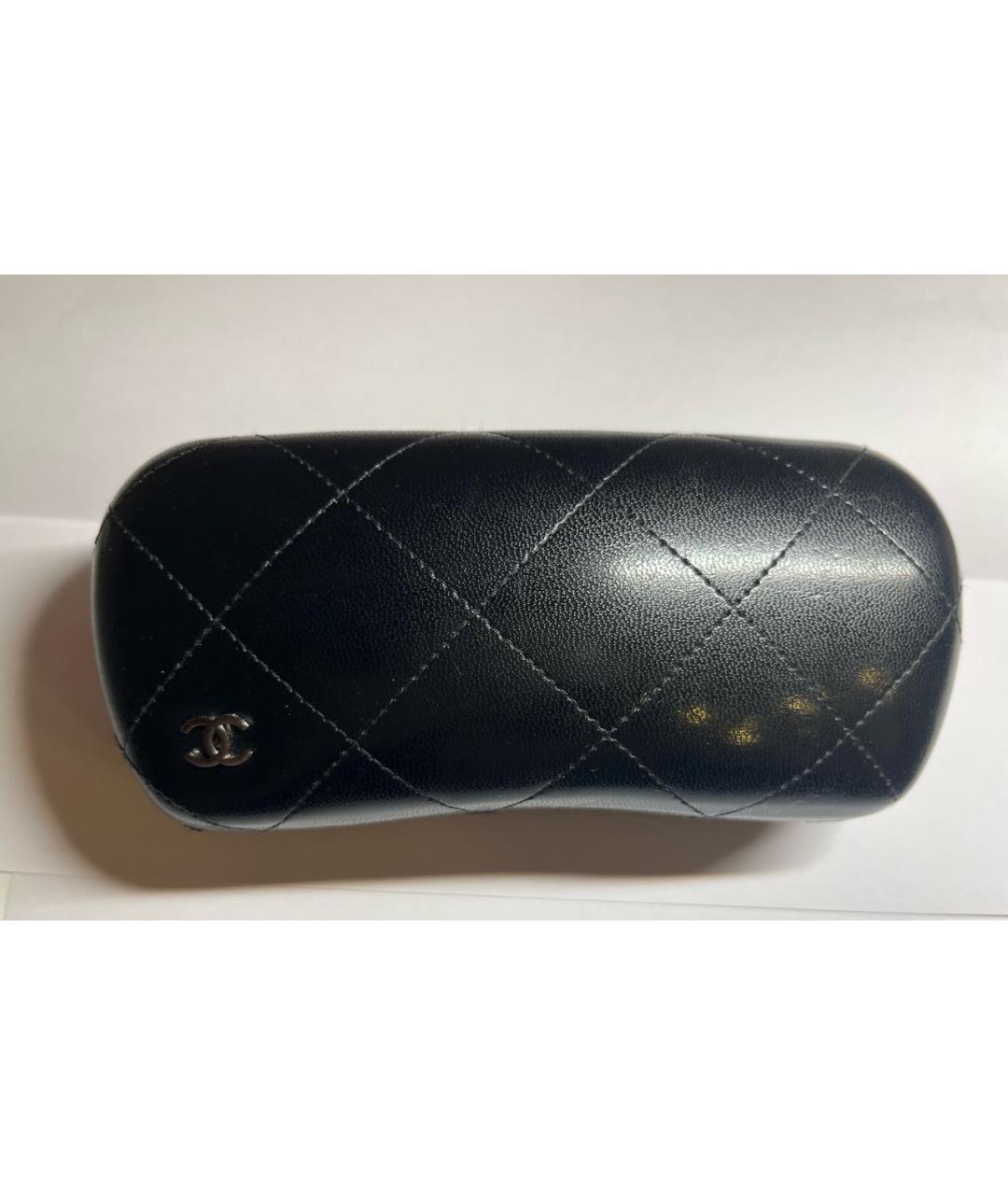 CHANEL Черные металлические солнцезащитные очки, фото 4