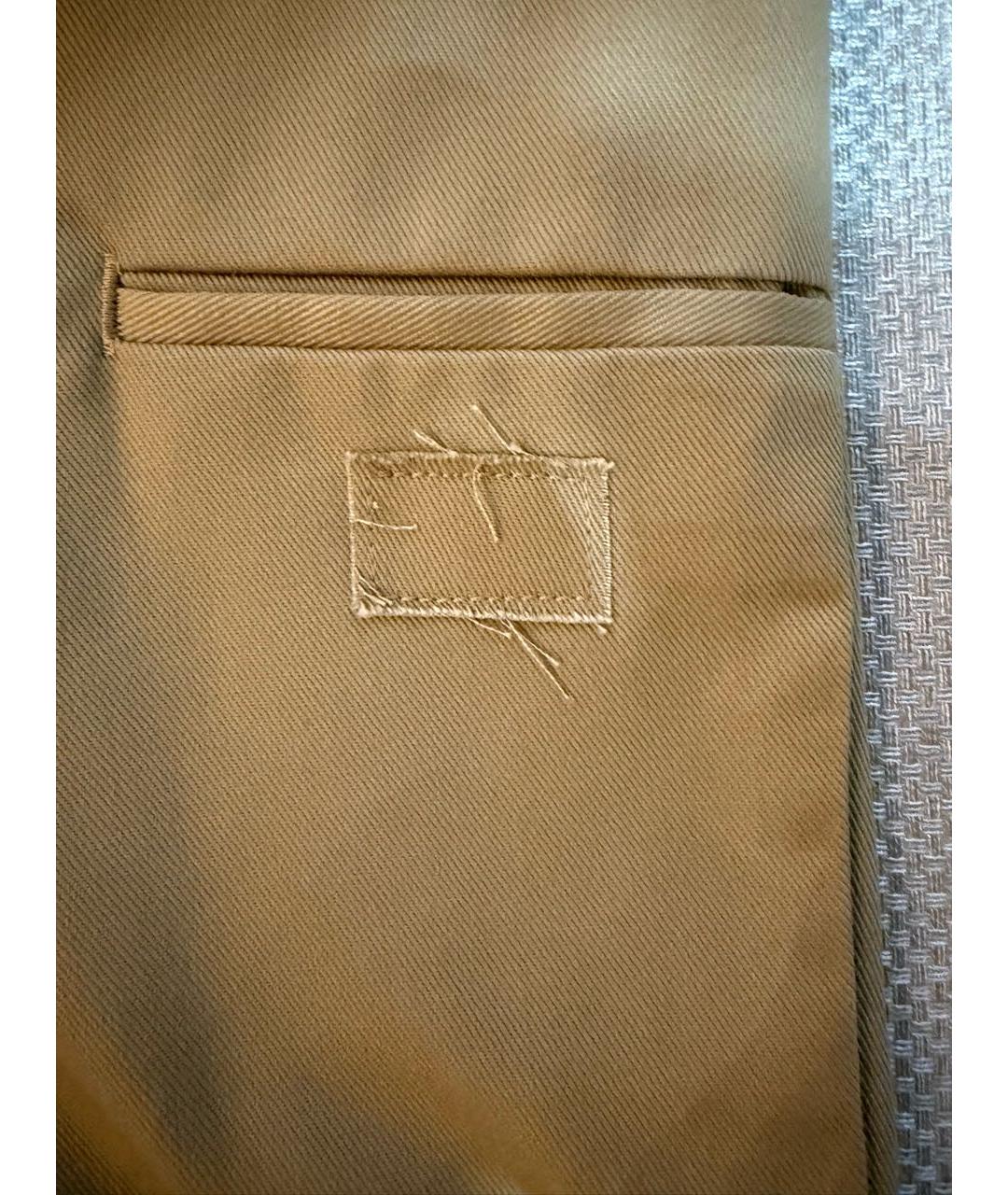 MAISON MARGIELA Хаки хлопковая юбка миди, фото 7