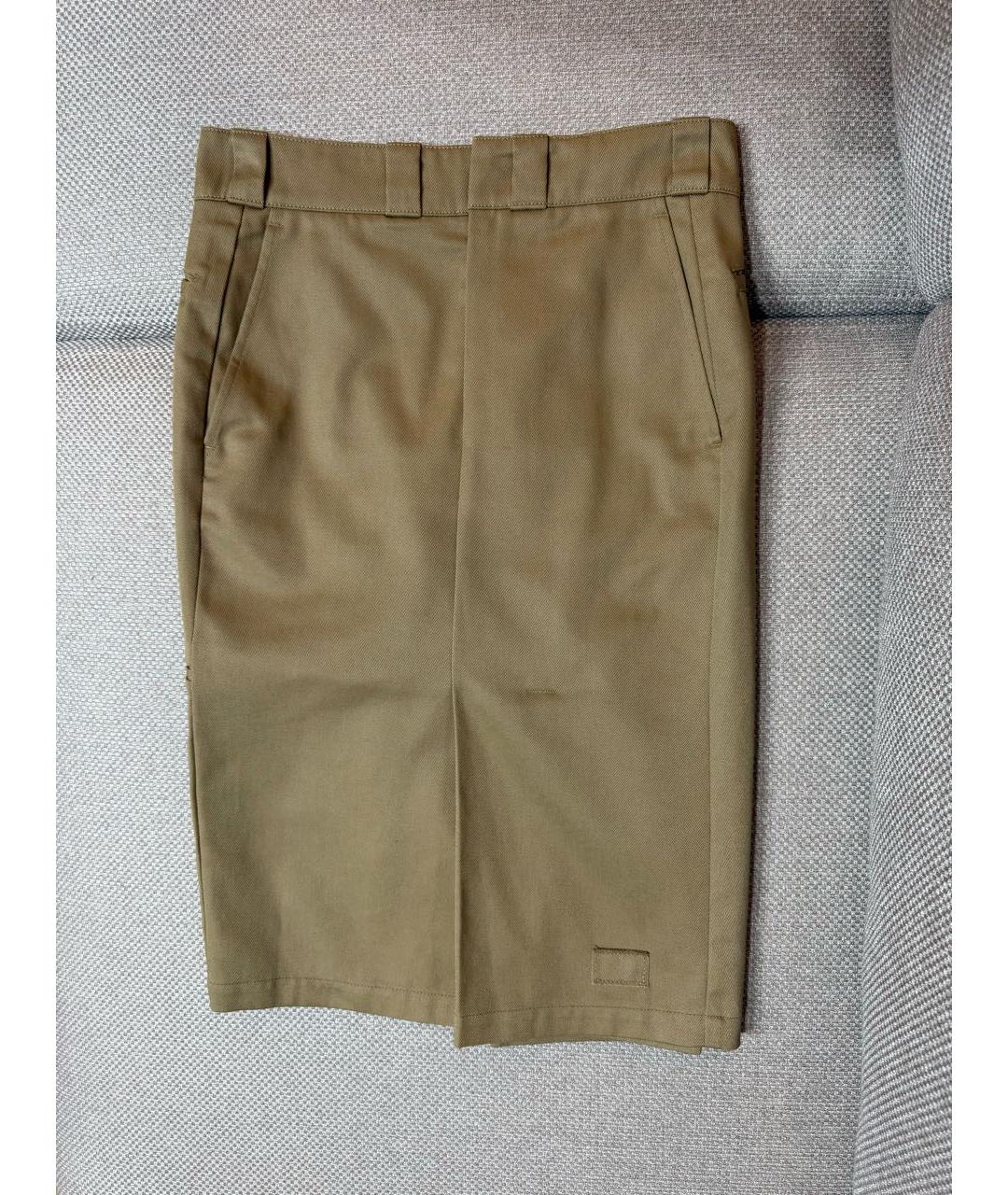 MAISON MARGIELA Хаки хлопковая юбка миди, фото 8