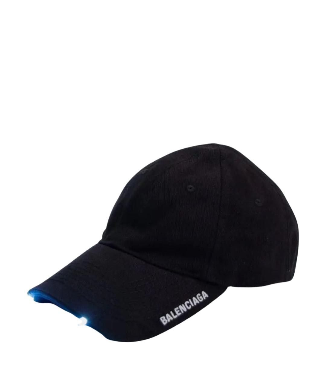 BALENCIAGA Черная кепка, фото 1