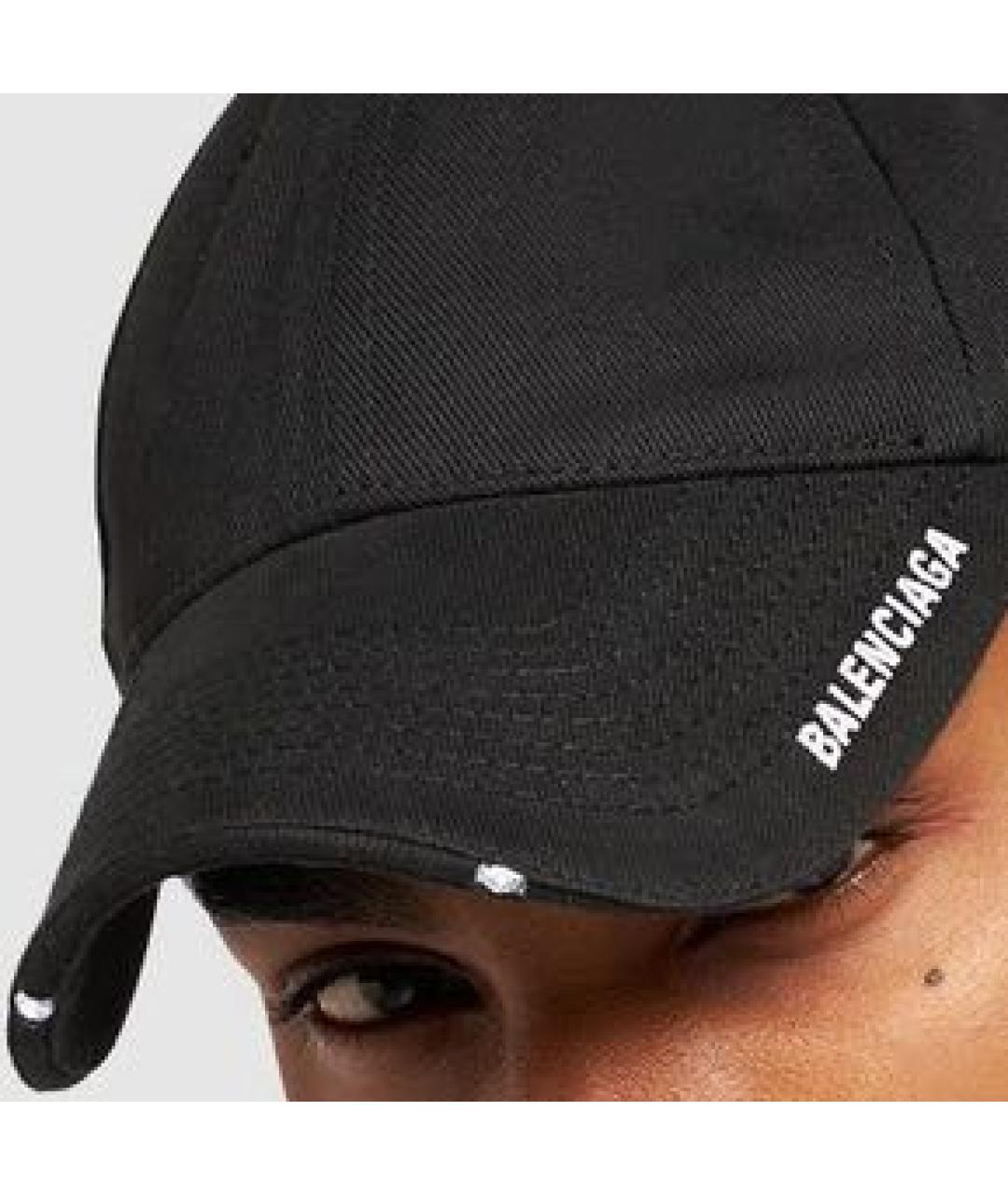 BALENCIAGA Черная кепка, фото 2