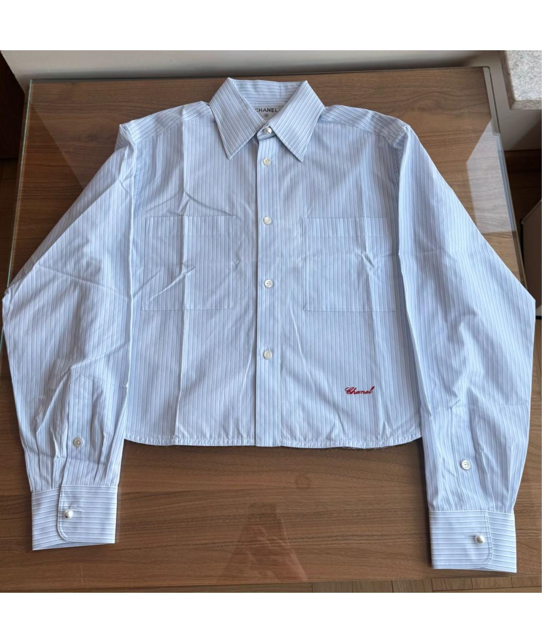 CHANEL Голубая рубашка, фото 8