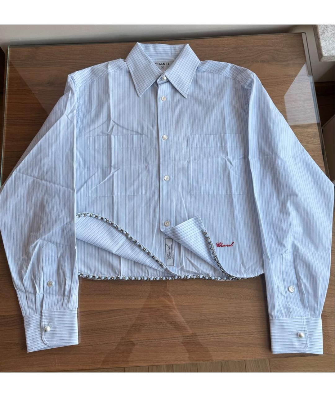 CHANEL Голубая рубашка, фото 2