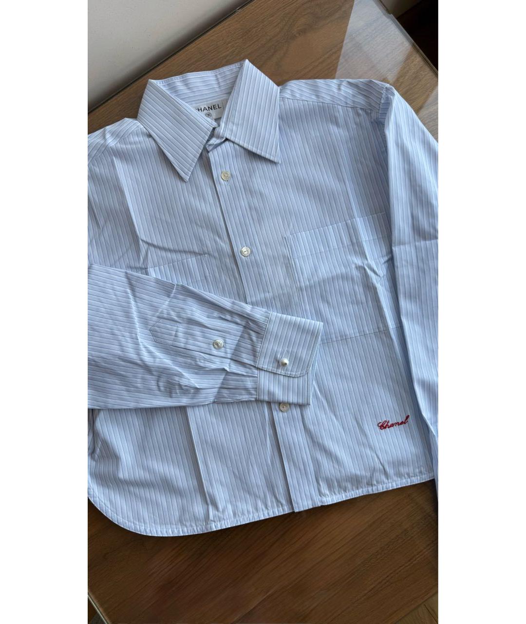 CHANEL Голубая рубашка, фото 7