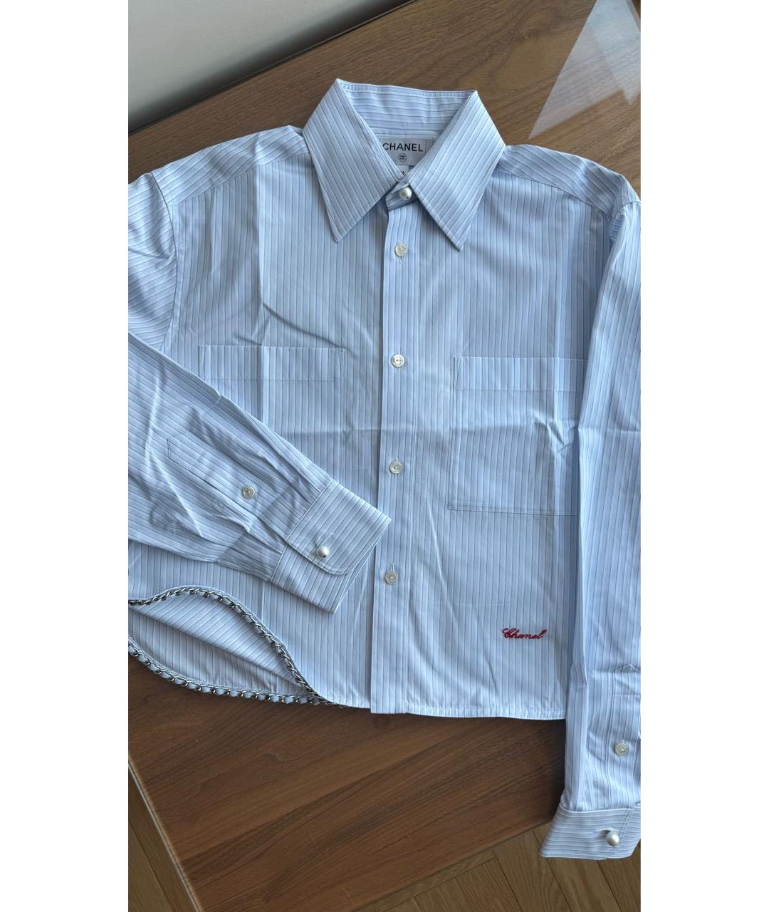 CHANEL Голубая рубашка, фото 4