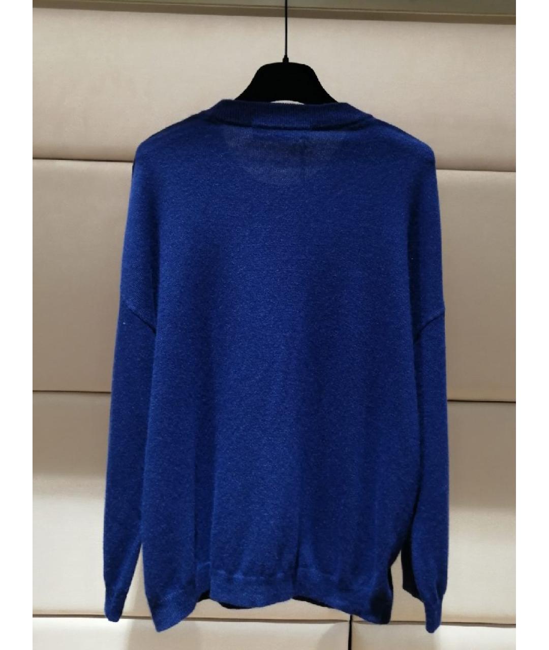 LOVE MOSCHINO Синий джемпер / свитер, фото 2