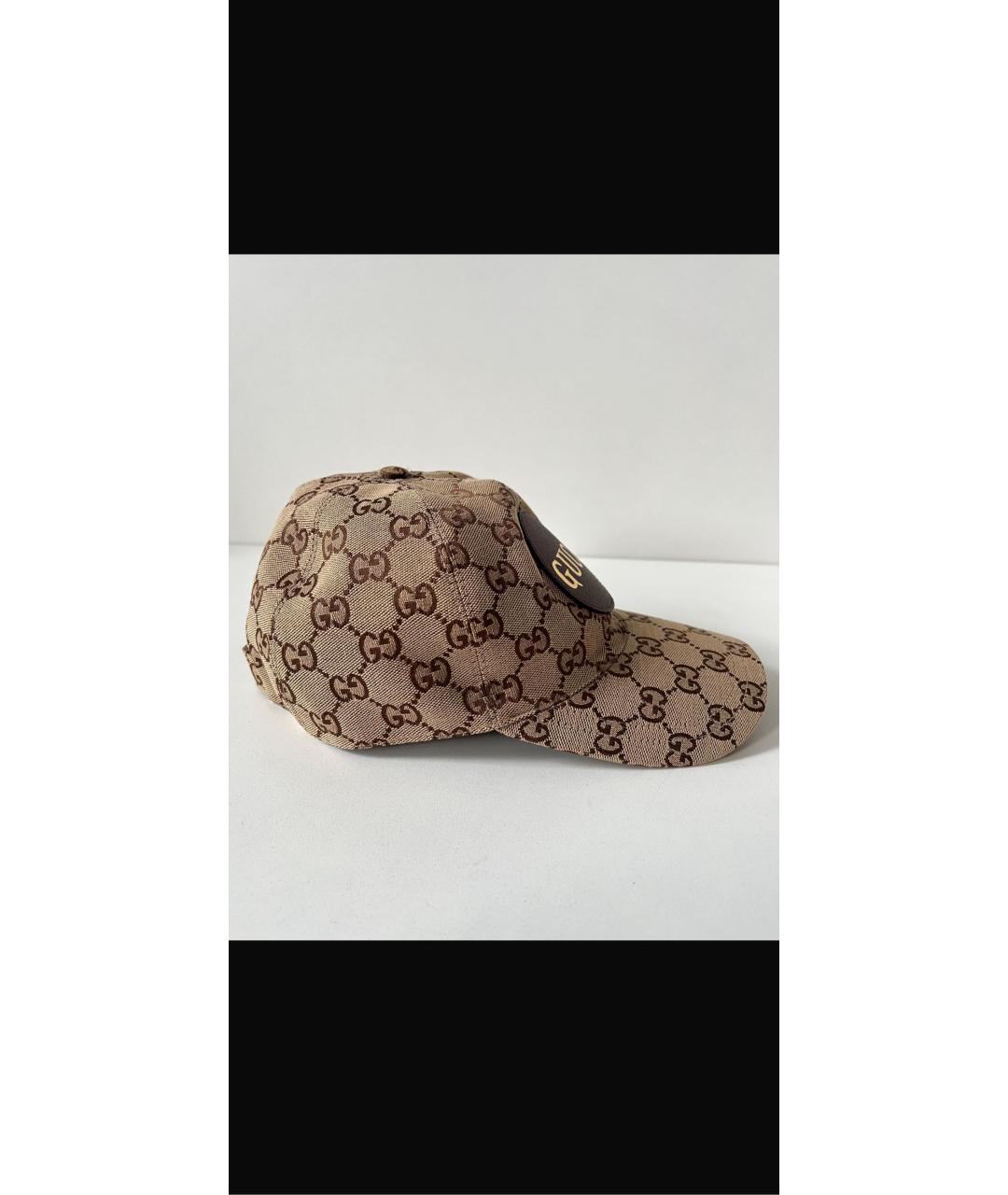 GUCCI Коричневая кепка, фото 3