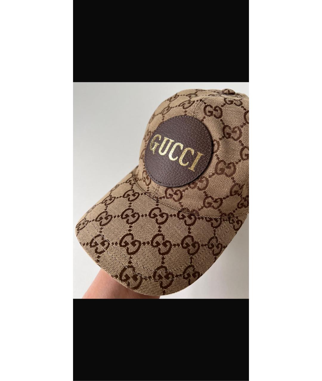 GUCCI Коричневая кепка, фото 4
