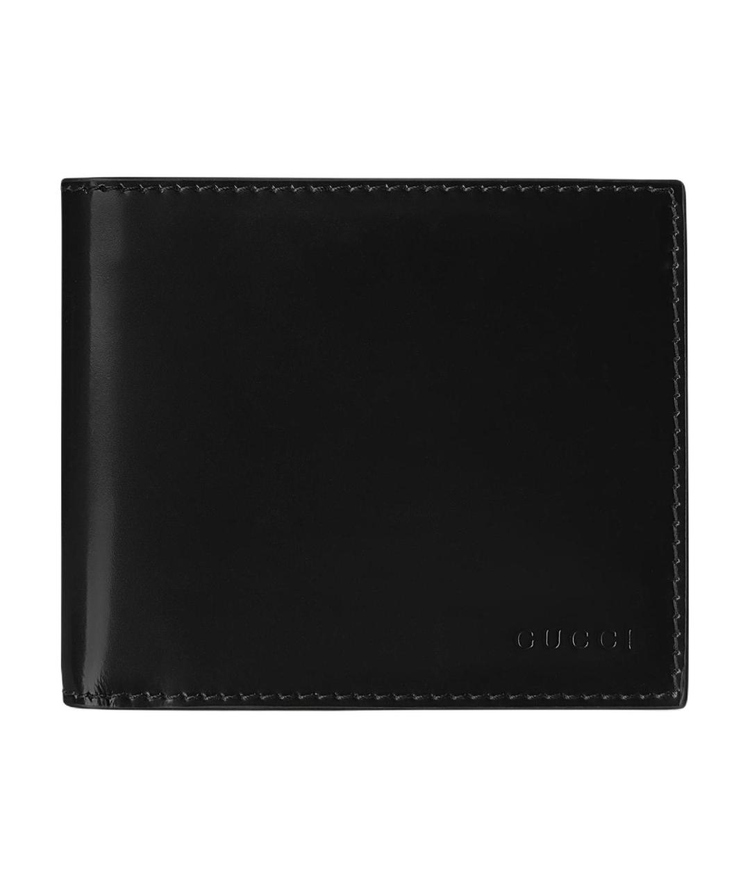 GUCCI Черный кожаный кошелек, фото 1