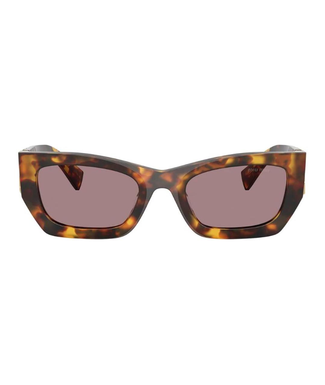 MIU MIU Коричневые солнцезащитные очки, фото 2